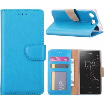 Sony Xperia XZ1 Compact Portemonnee hoesje / book case Blauw