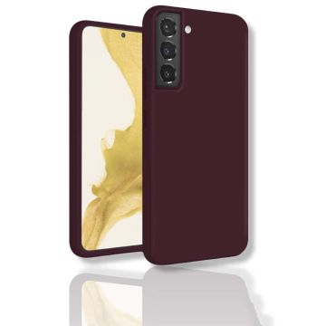 oTronica Samsung S22 hoesje Bordeaux Rood - Samsung Galaxy S22 hoesje - hoesje Samsung S22 - S22 hoesje - hoesje Samsung Galaxy S22 - hoesje S22 - Siliconen hoesje – Bordeaux Rood - oTronica colourackcover