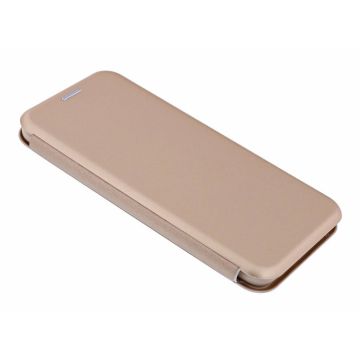 Ntech Samsung Galaxy A7 (2018) Luxe Goud TPU / Kunststof Flip Cover met Magneetsluiting