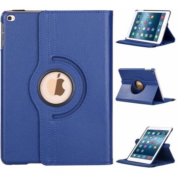 Apple iPad 9.7 (2018) hoesje 360° draaibaar Donker Blauw