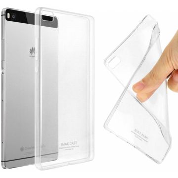 Huawei P8 Ultra Thin Slim Crystal Clear soft Transparant Back Cover hoesje