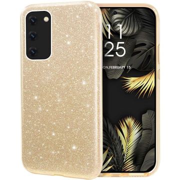 oTronica Backcover glitter voor Samsung Galaxy A33 (5G) - Goud