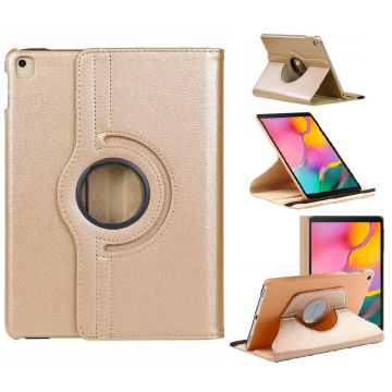 Samsung Tab A 10.1 hoes Goud - Galaxy Tab A 2019 hoes draaibare cover Hoesje voor de Samsung Galaxy Tablet A 10.1