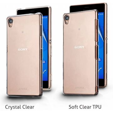 Sony Xperia M5 Transparant Gel TPU ultra dun case cover hoesje