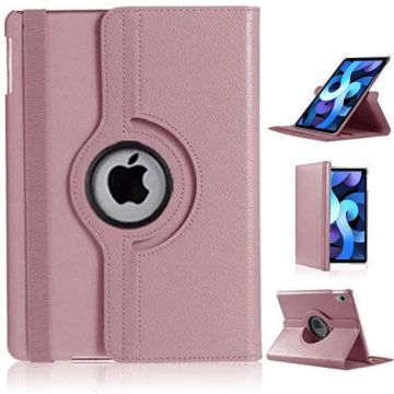 Hoes geschikt voor iPad Air 2020 (10,9 inch) - 360 Graden Draaibare bookcase met standaard - Rose Goud