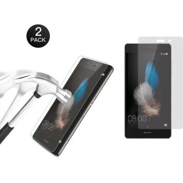 2 stuks /2 pack Tempered Glass/Screenprotector voor Huawei P8 Lite 2017