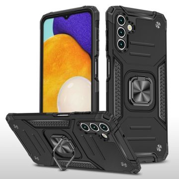 oTronica Backcover voor Samsung Galaxy A13 5G / A04s Hoesje – Met auto mount - Zwart