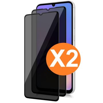 Privacy Screenprotector Geschikt voor Samsung Galaxy A05s Privacy Screenprotector Tempered glass Galaxy A05 2 Pack