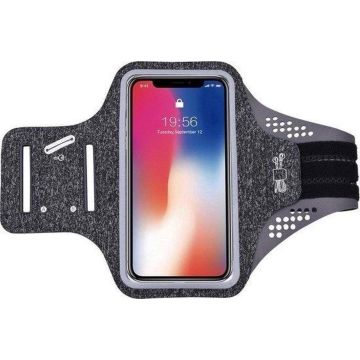 Hardloop Fabric / Stof Armband Telefoon | Geschikt voor iPhone 14 / Geschikt voor iPhone 14 Pro Armband / Hardloop Telefoonhouder - Ntech