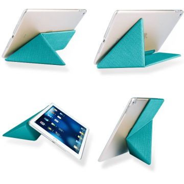 OU Case Blauw TPU Leather Flip Cover Met Standaard iPad Pro 9.7 inch