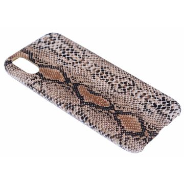 Bruin Slangen Design TPU Hoesje iPhone X / Xs
