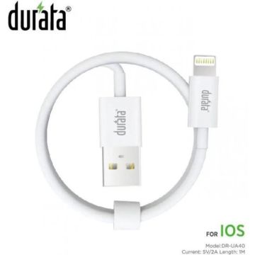 Durata DR-UA40 oplaadkabel iPhone Lightning naar USB kabel - 1 meter