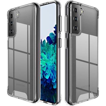 Samsung Galaxy S21 Plus hoesje - Samsung S21 Plus transparant siliconen cover - Galaxy S21 Plus ultra dunne Backcover case