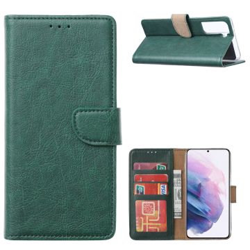 Samsung Galaxy S21 Plus Hoesje - Samsung S21 Plus Portemonnee BookCase - Groen