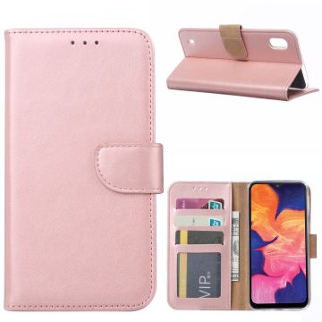 Samsung Galaxy A10s Portemonnee hoesje - Rose Goud Ntech