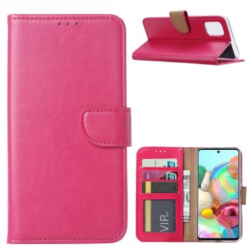 Samsung Galaxy A71 Portemonnee / Boek hoesje - Roze